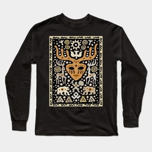 Shaman Raindeer Spirits Long Sleeve T-Shirt